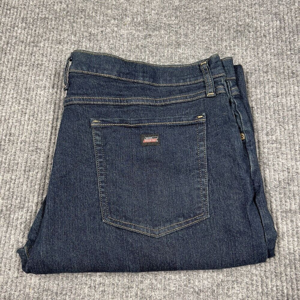 Dickies‎ Jeans Mens 42x32 Dark Blue Wash Denim Pants Straight Leg Mexico